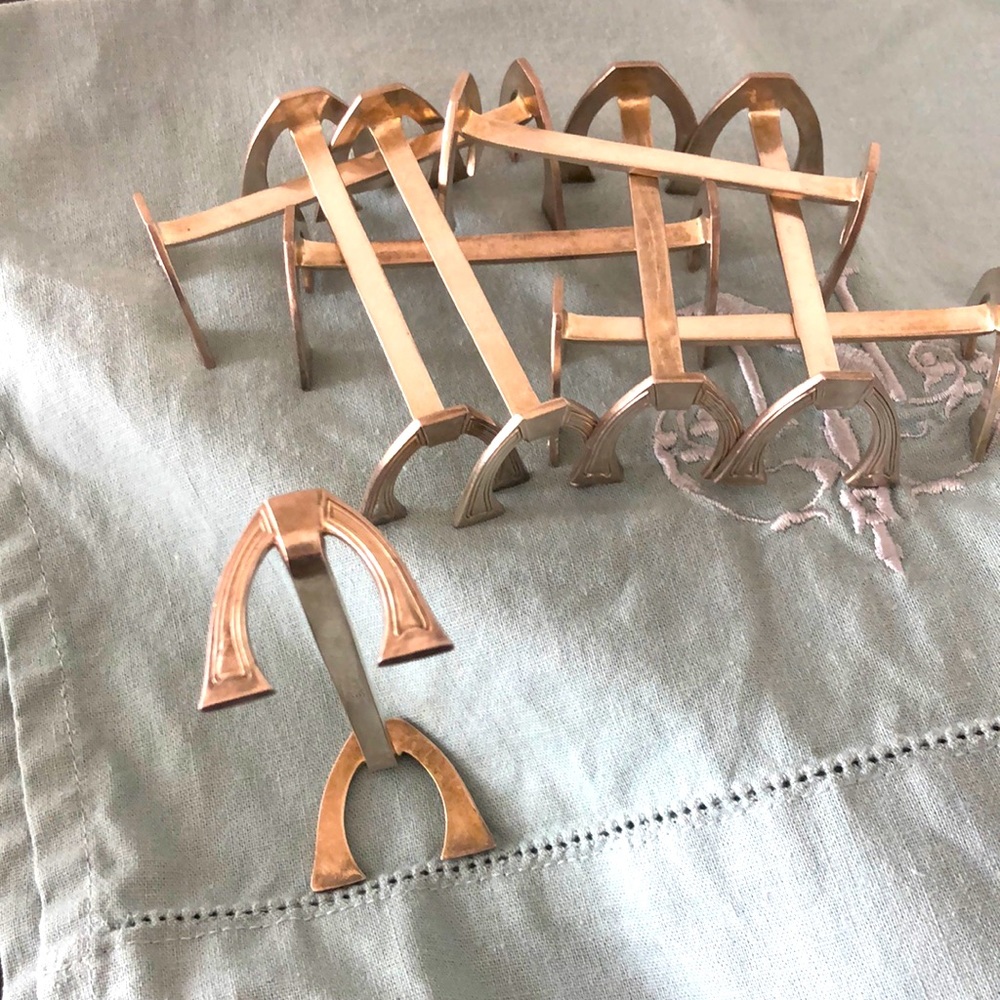 8 Antique Knife Rests - Picture 2 of 11